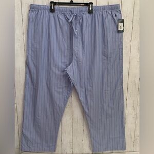 Polo Ralph Lauren 4X Big Men PJ Lounge Pants Bottom Pockets Pony 100% Cotton NWT